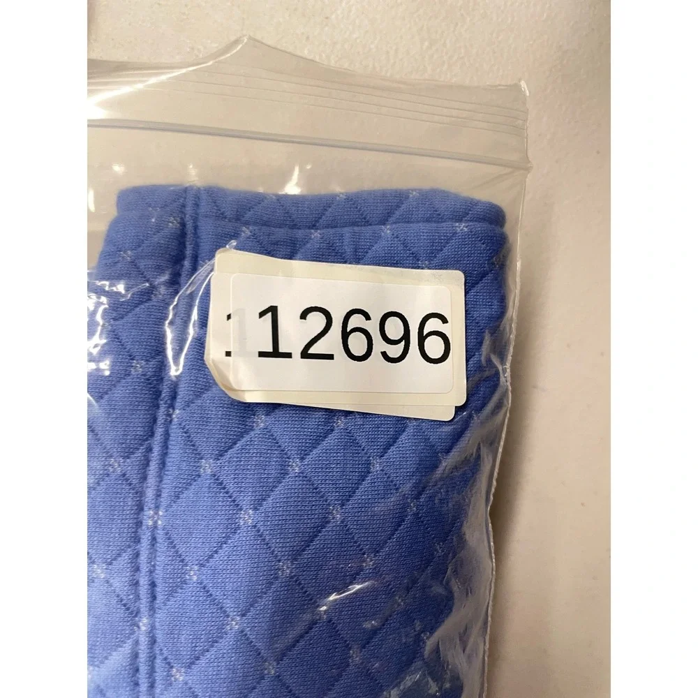 Alfred Dunner Life of Leisure Periwinkle Quilted Zip Front Jacket Petite XL - Picture 10 of 10